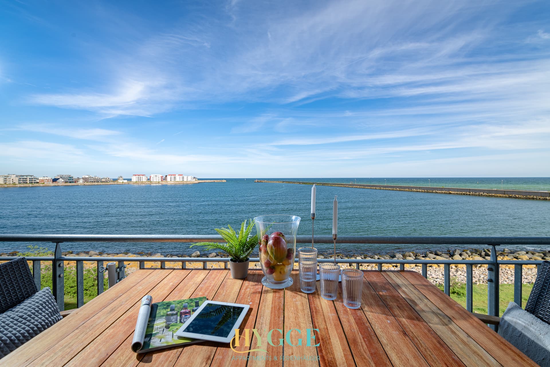 Gemütliche Ferienwohnung Lodge 18 mit Meerblick in Olpenitz